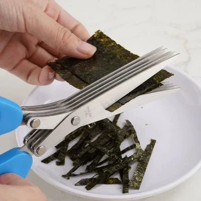 Ciseaux de Cuisine - MultiLayersScissor™ - Bleu - Okay Cuisine