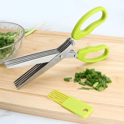 Ciseaux de Cuisine - MultiLayersScissor™ - Vert Clair - Okay Cuisine