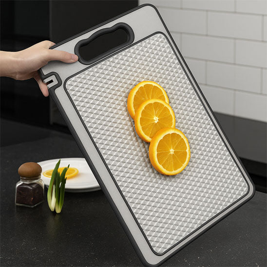 Planche a decouper inox antidérapant