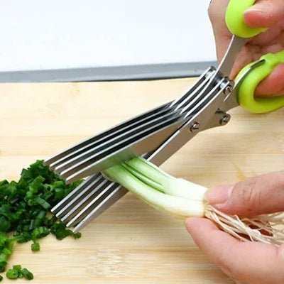 Ciseaux de Cuisine - MultiLayersScissor™ - Vert Clair - Okay Cuisine