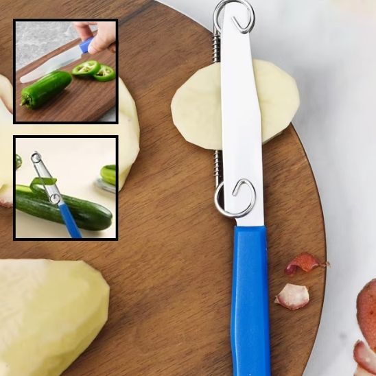 Eplucheur à légumes - 2 en 1 - Okay Cuisine